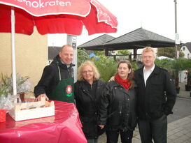 von links: Christoph Orthen, Ursula Kamp-Nikolaus, Doris Ecker und Thorsten Wehner