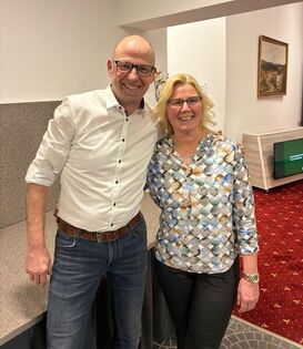 Christoph Orthen und Ellen Creutzburg; Foto: Frank Bettgenhäuser