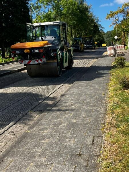 Asphaltarbeiten Horhausen B 256